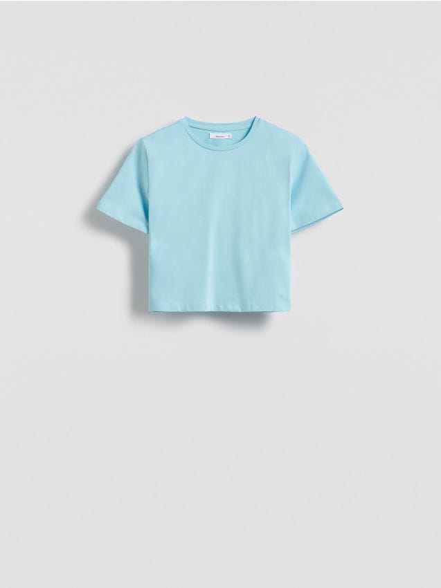 Bomuldsrig croptop - RESERVED