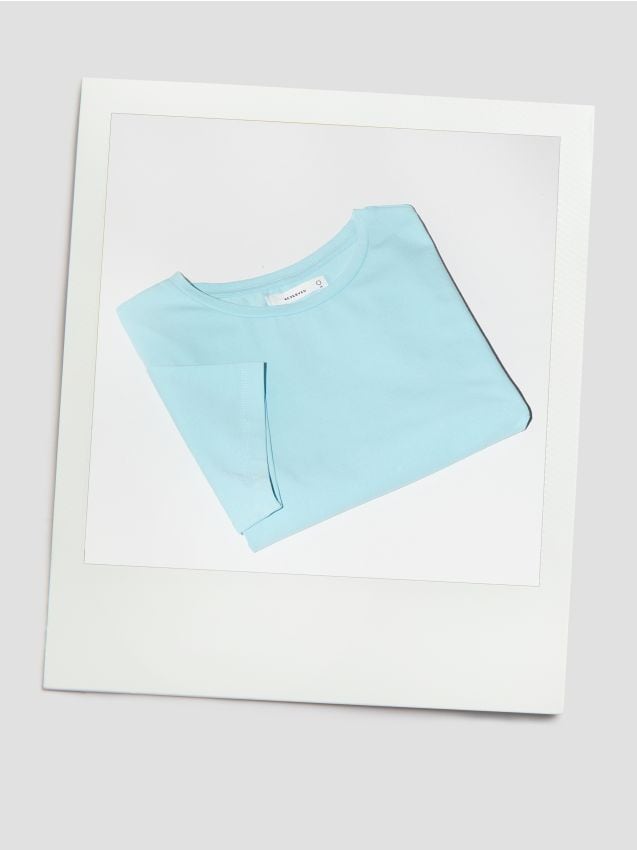 Crop Top mit hohem Baumwollanteil - RESERVED