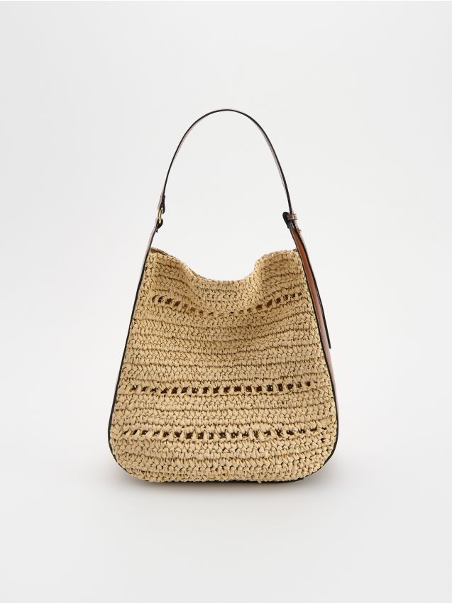 Woven hobo bag - RESERVED