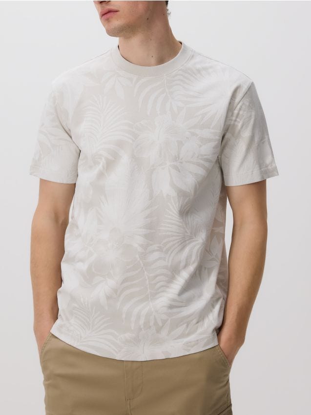 Comfort fit T-shirt met opdruk - RESERVED