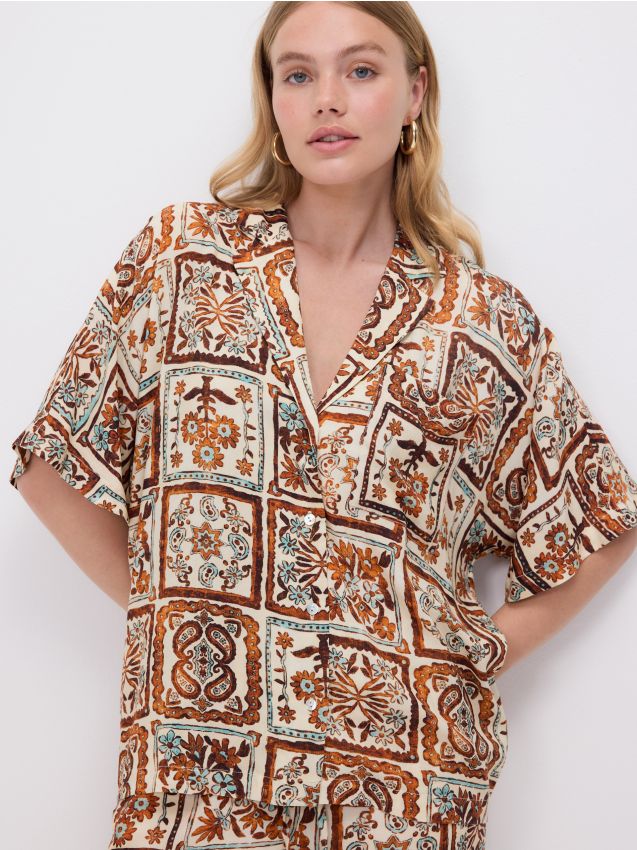 Viscose shirt - RESERVED