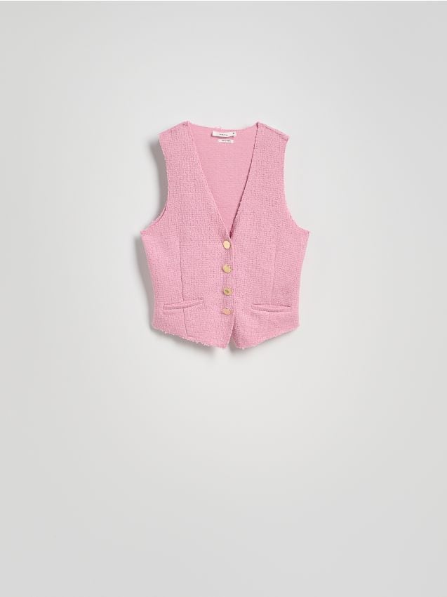 Bouclé vest - RESERVED