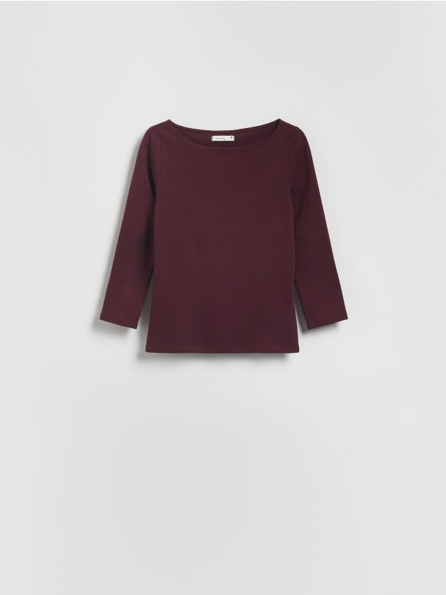 Cotton long sleeve T-shirt - RESERVED