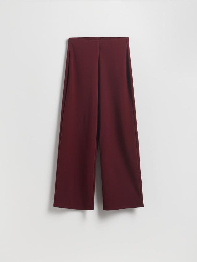 Reserved - Pantaloni wide leg - maro
