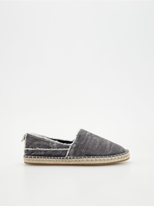 Reserved - men`s loafer shoes - gri-închis