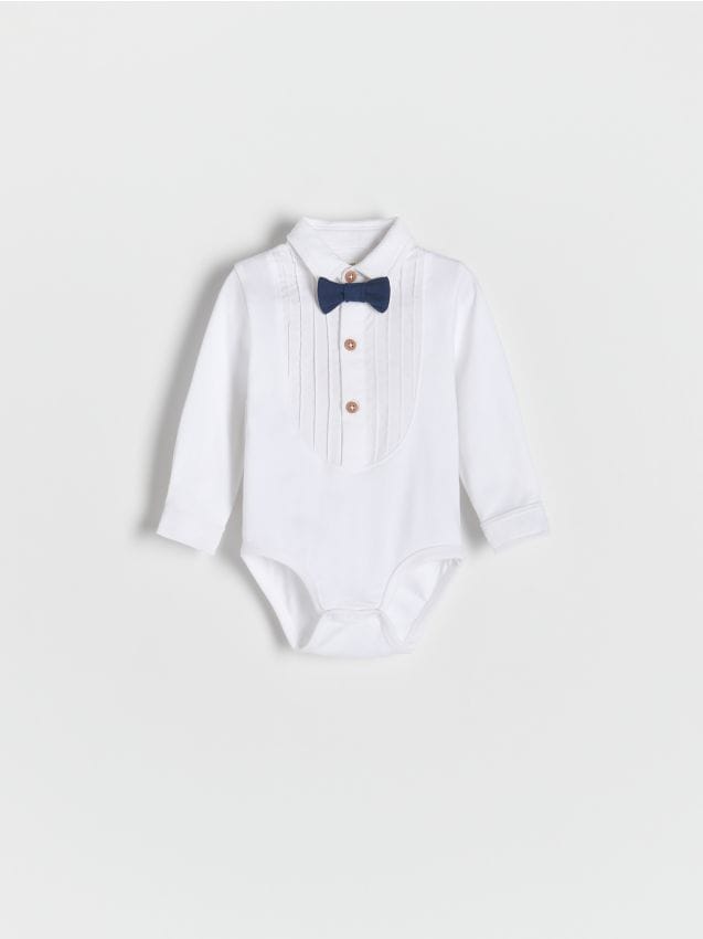 Elegant bodysuit with bow tie - RESERVED