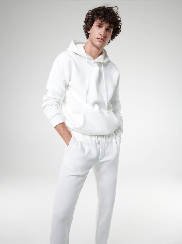 Non hooded sweatshirts with cheap front pocket