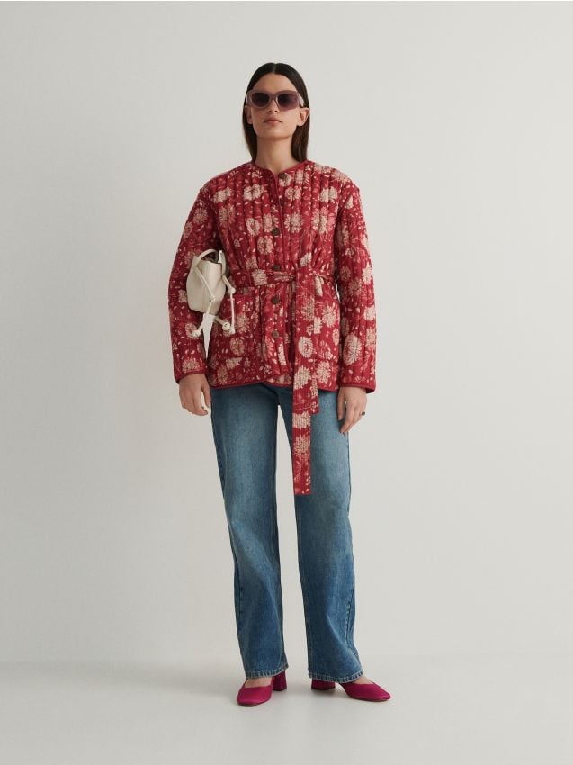 Quilted jacket with original print - RESERVED