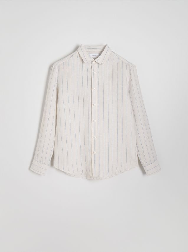 Chemise regular fit en lin - RESERVED