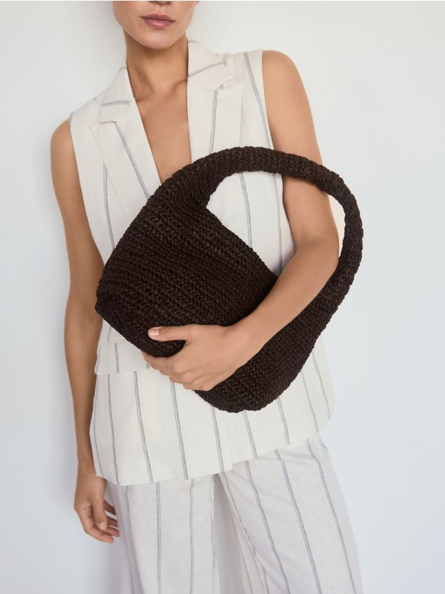 Woven hobo bag - RESERVED