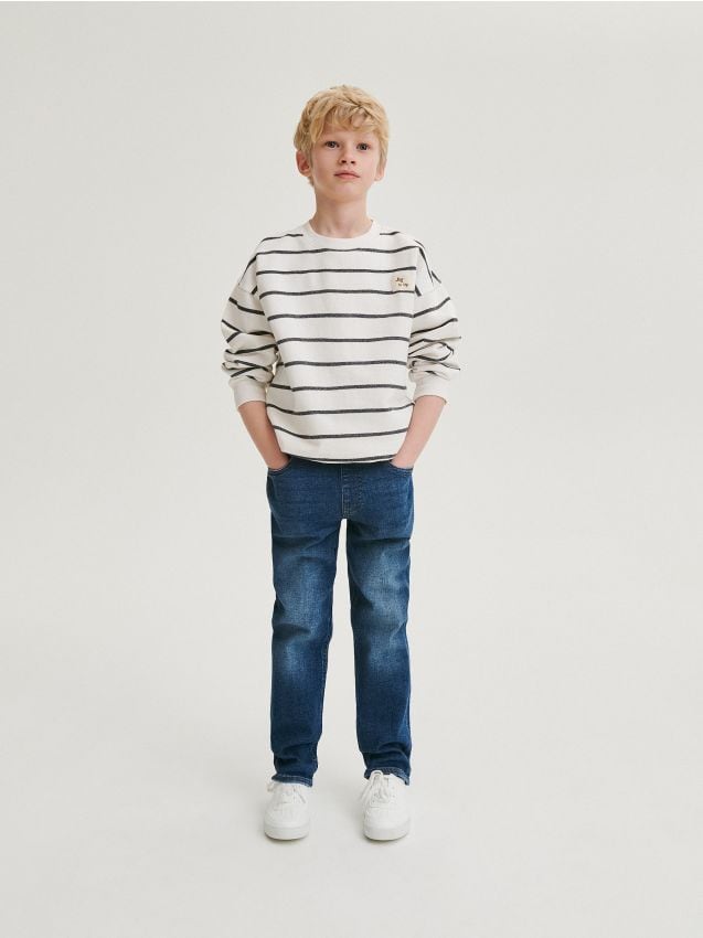 Boys striped clearance jeans