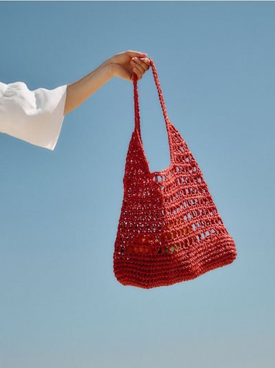 Geflochtene Hobo-Tasche