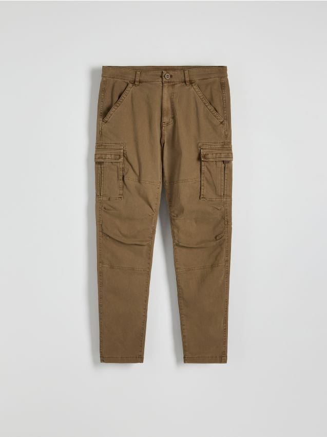 Reserved - pantaloni cargo - cafeniu
