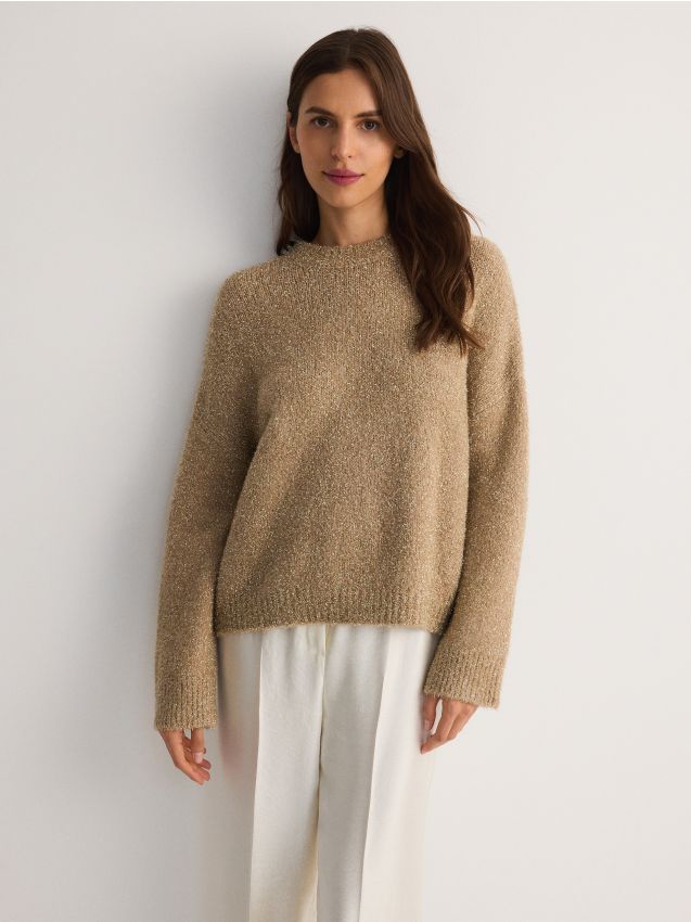 Metallic knit jumper - RESERVED