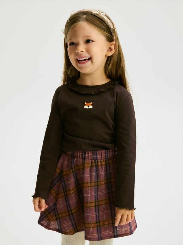 Reserved - BABIES` BLOUSE - maro-închis