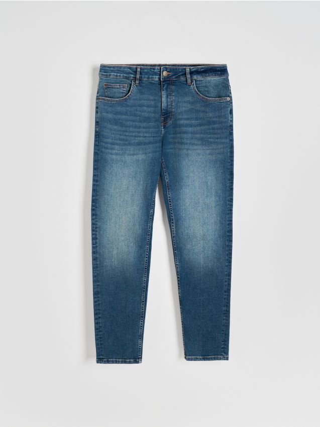 Reserved - blugi slim fit - indigo jeans