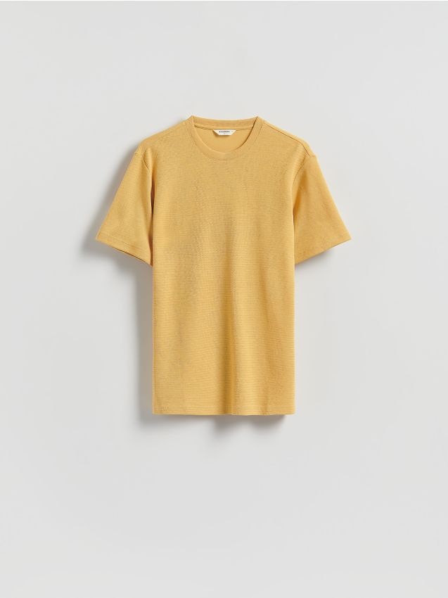 Comfort fit structural fabric T-shirt - RESERVED