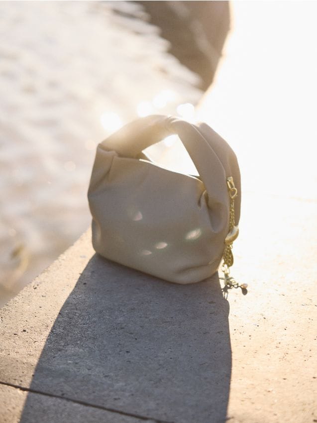 Hobo bag with pendant - RESERVED