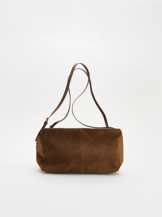 Sac porté épaule en daim - RESERVED