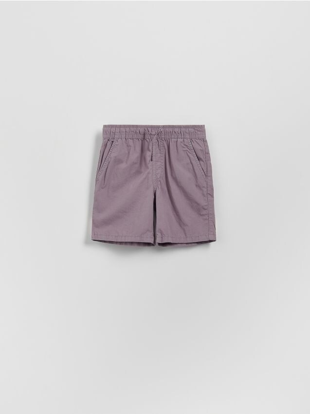 Reserved - Pantaloni scurți din bumbac - violet-prună