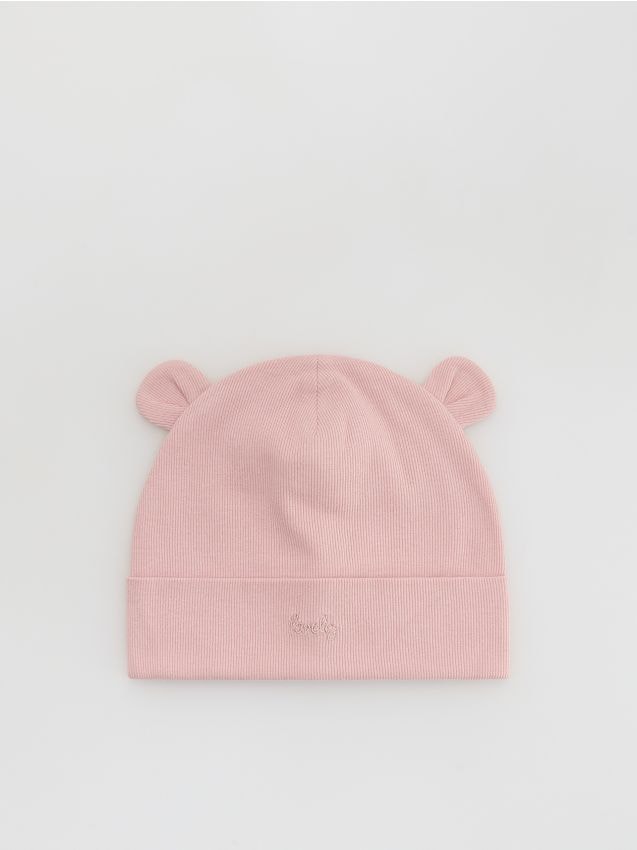 Cotton rich beanie with ears - RESERVED