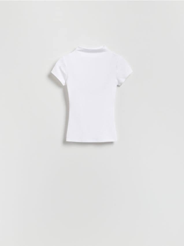 Slim fit top s mješavinom viskoze - RESERVED