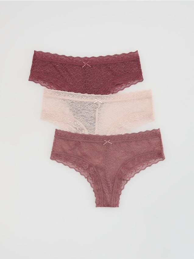 Pack de 3 culottes en dentelle - RESERVED