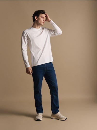 Cotton long sleeve T-shirt