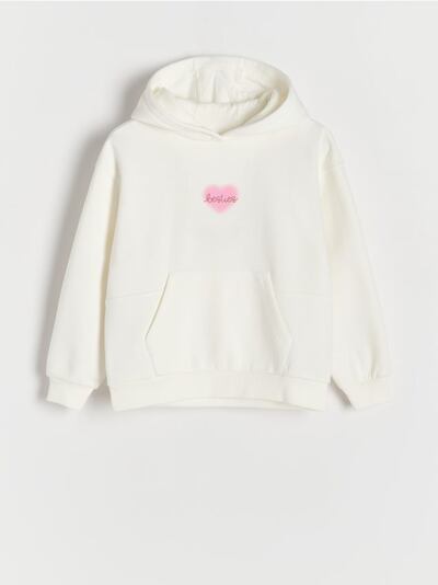 Cotton rich sweatshirt with print