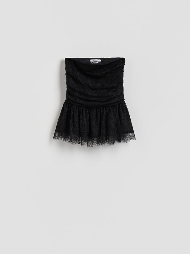 Reserved Reserved - Τοπ με δαντέλα