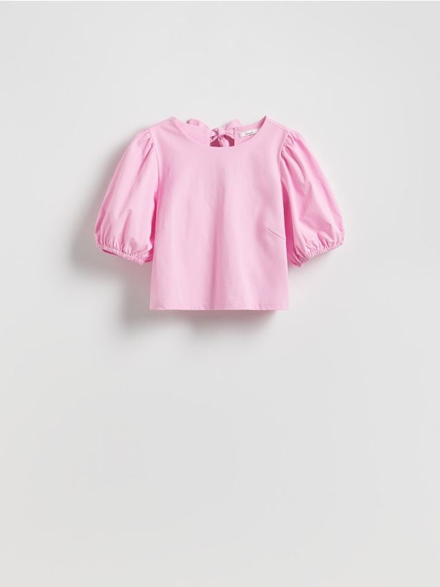 Reserved - LADIES` BLOUSE - roz-pastel