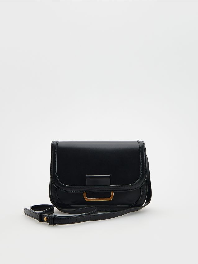 Schwarze Tasche mit Anhänger Farbe schwarz - RESERVED - ZL956-99X