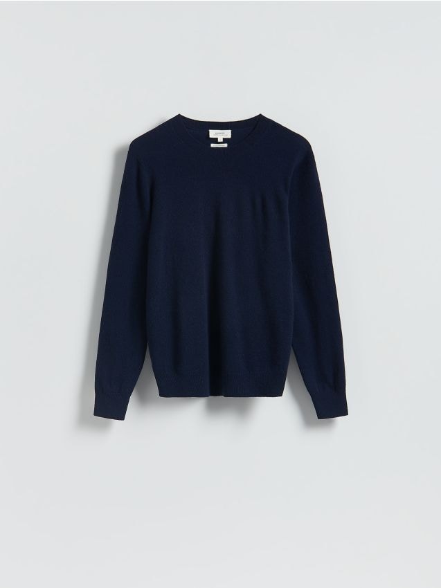 Wool sweater with cashmere blend - RESERVED