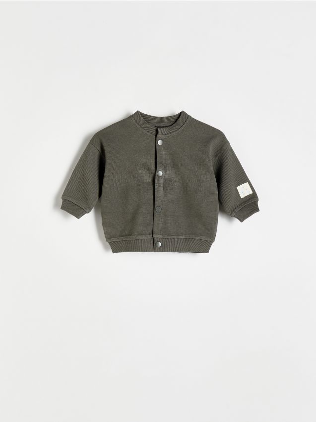 Reserved - babies` jogging top - gri-închis