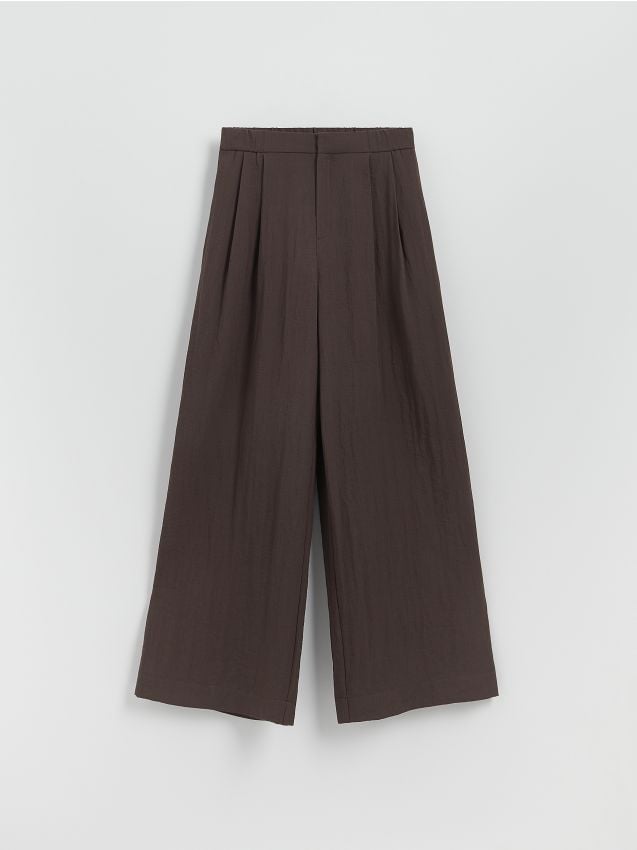 Loose trousers with viscose - RESERVED