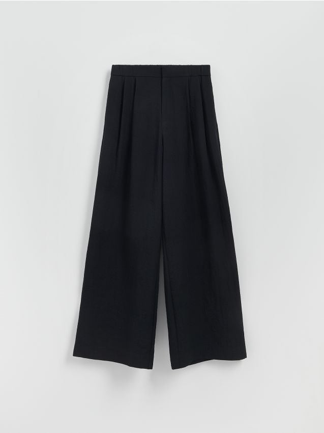 Losse broek met viscose - RESERVED