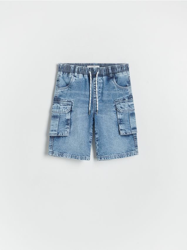 Denim cargo shorts - RESERVED