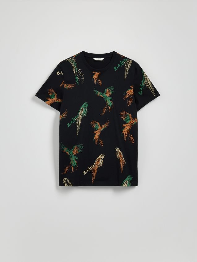 Reserved - Tricou regular fit - negru