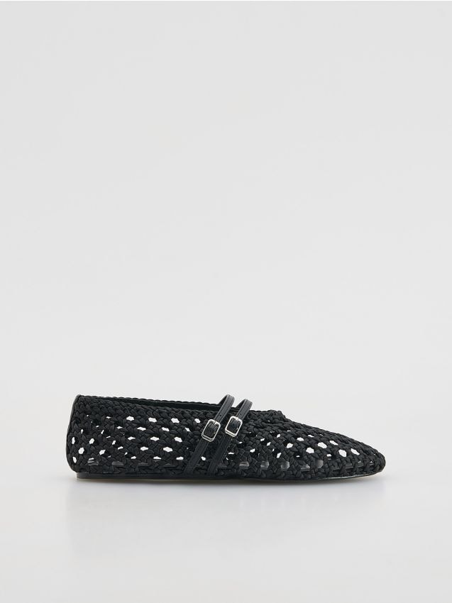 Woven ballerinas - RESERVED