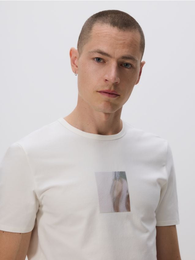 Printed slim fit T-shirt - RESERVED