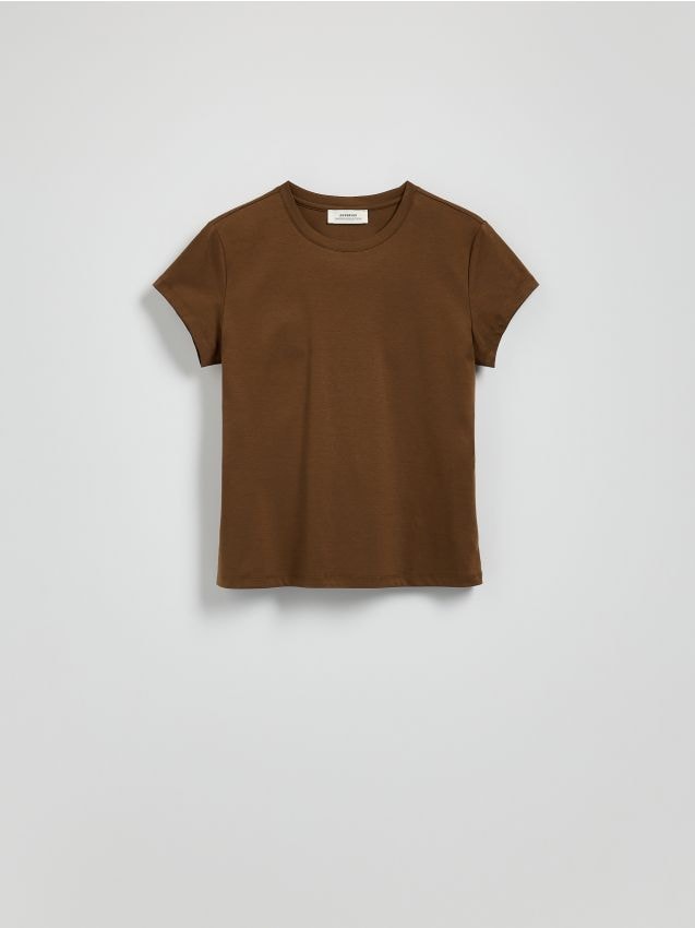 Silk-blend T-shirt - RESERVED