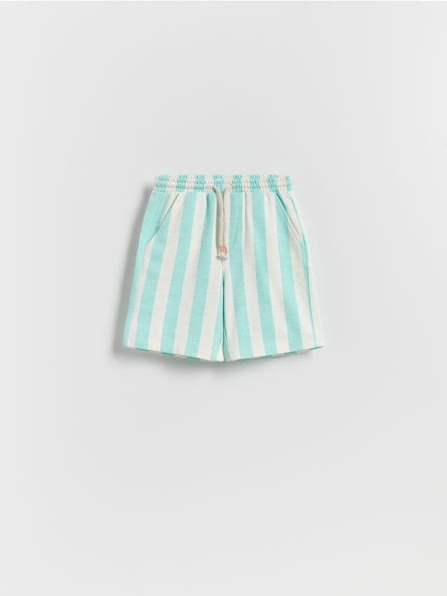 Cotton stripe shorts - RESERVED
