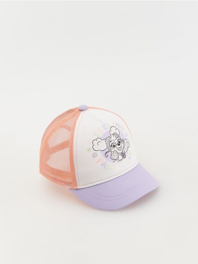 Reserved - girls` peaked cap - alb