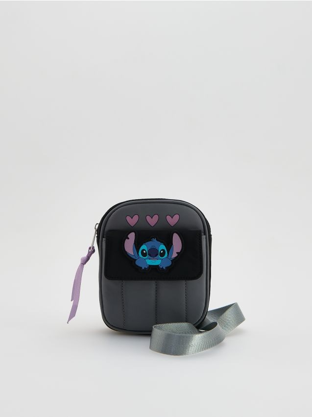 Reserved - Borsetă Lilo și Stitch - gri-închis