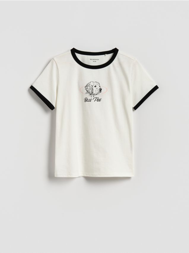 T-shirt with print - RESERVED