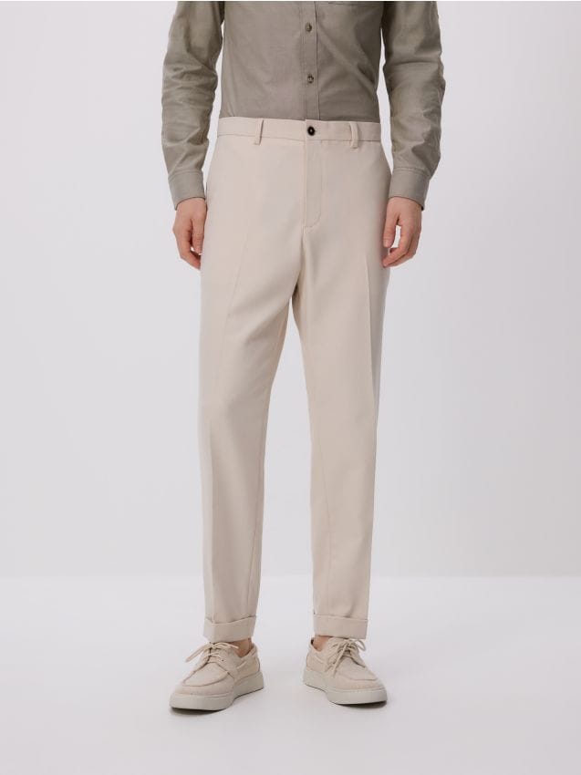 Suit trousers with viscose blend - RESERVED