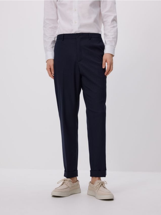 Suit trousers with viscose blend - RESERVED