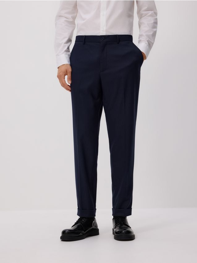 Suit trousers with viscose blend - RESERVED