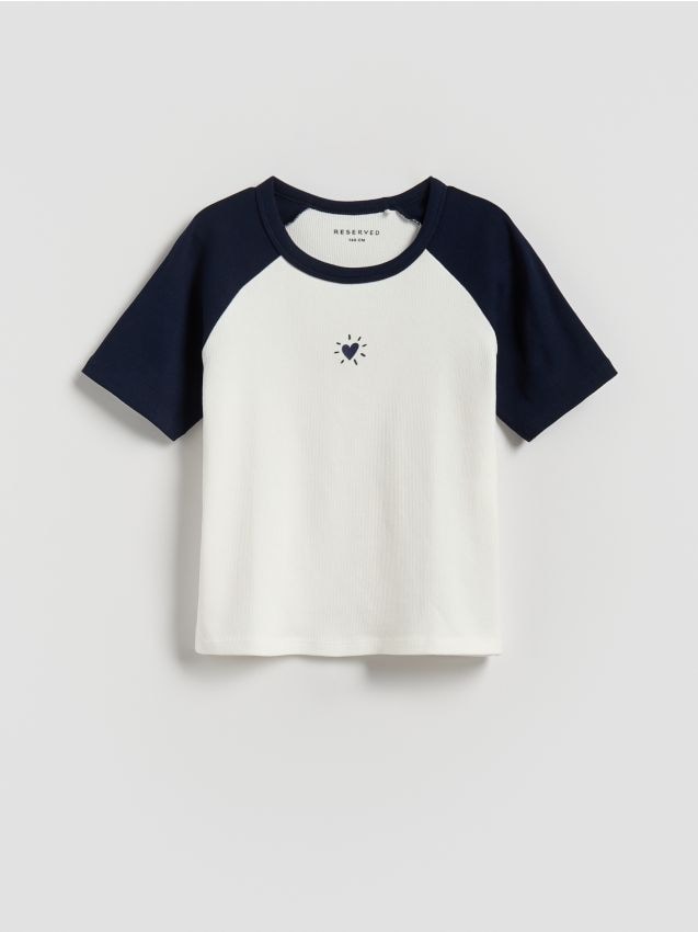 T-shirt with raised print - RESERVED