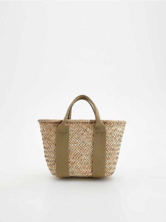 Reserved - ladies` bag - galben-pal